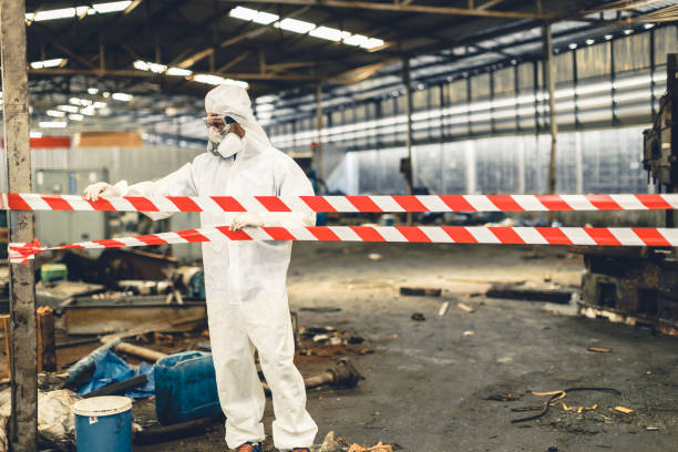 Professional Infectious Disease Decontamination technician working in Silver Springs, FL